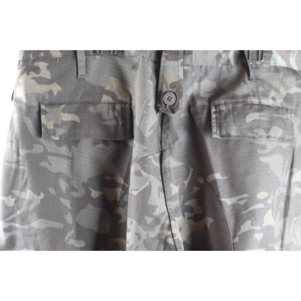 Mens Multicam Black Camo Tactical Uniform Set Ripstop Coat Cargo Pants - Picture 7 of 12